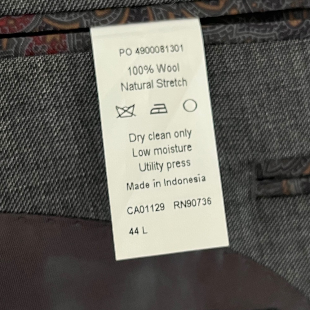 Lauren Ralph Lauren Blazer Mens 44L Gray - Picture 11 of 11